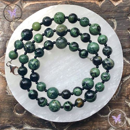 Kambaba Jasper & Onyx Necklace